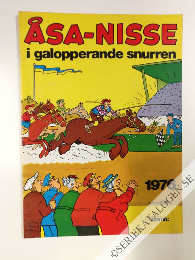 Framsida på Åsa-Nisse Åsa-Nisse i galloperande snurren (1975)