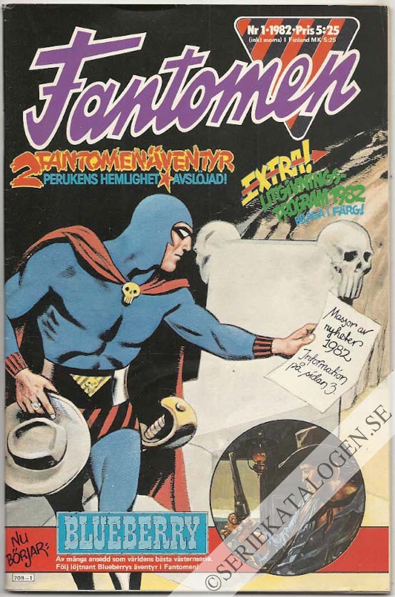 Framsida på Fantomen #1 (1982)