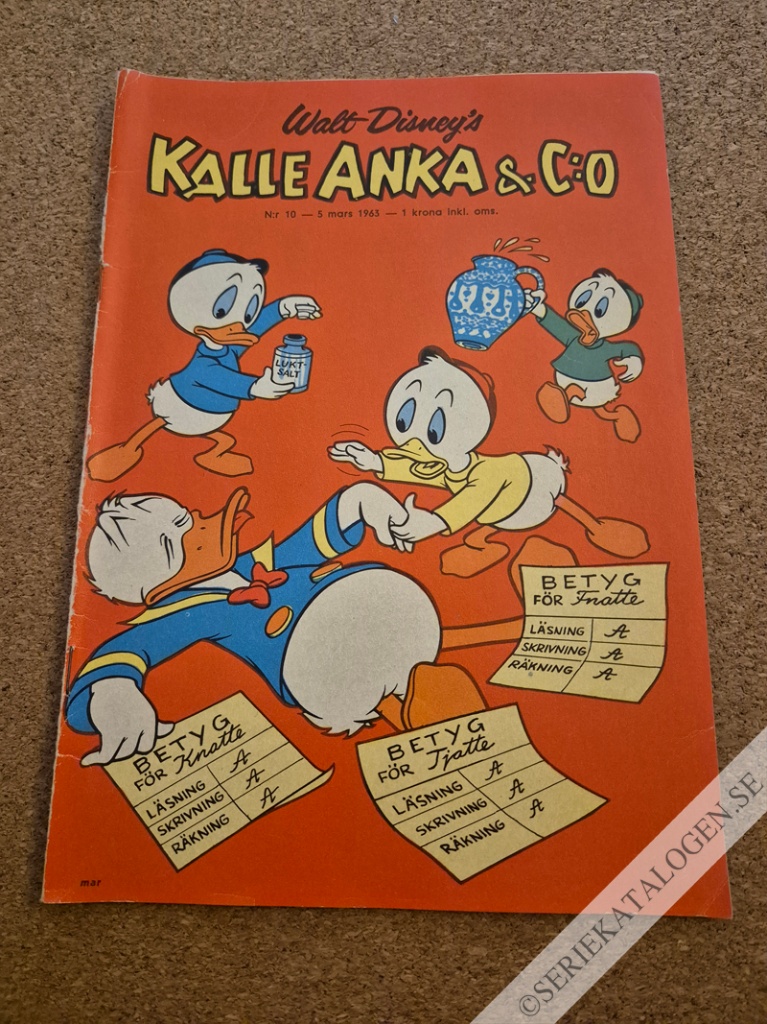 Framsida på Kalle Anka & C:o #10 (1963)