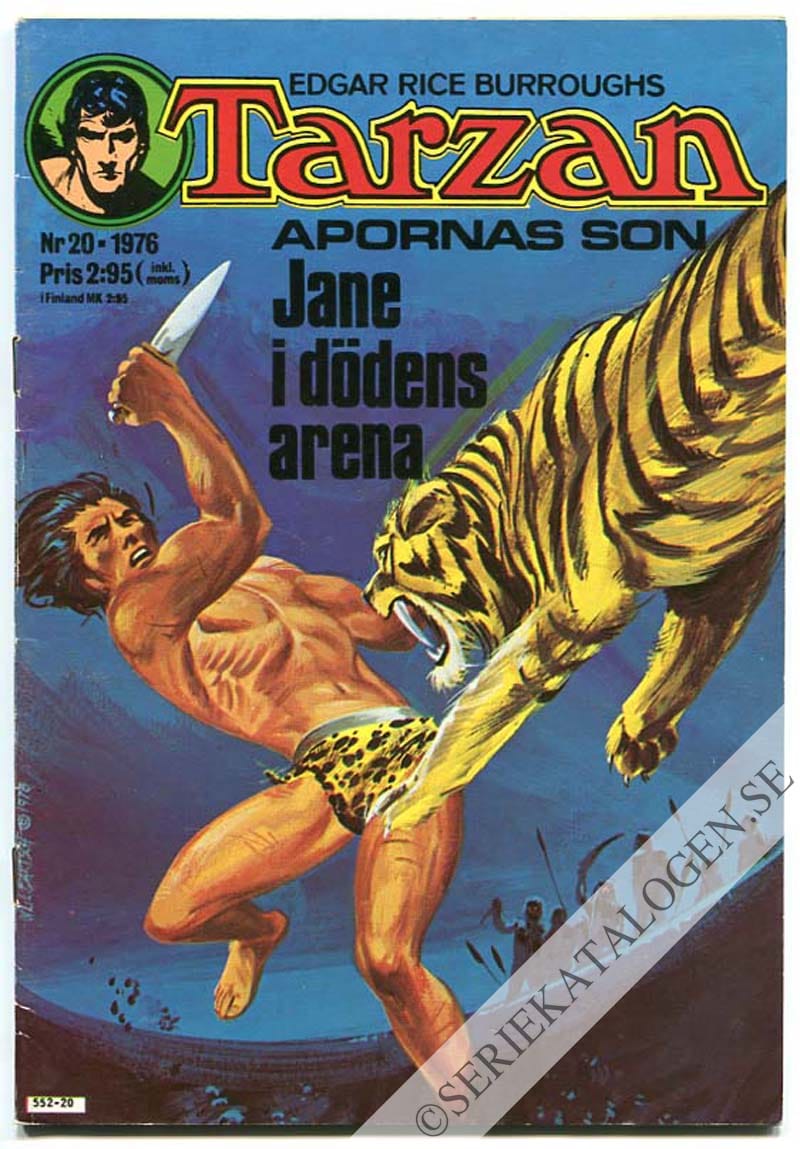 Framsida på Tarzan #20 (1976)