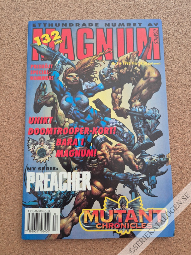 Framsida på Magnum comics #3 (1996)