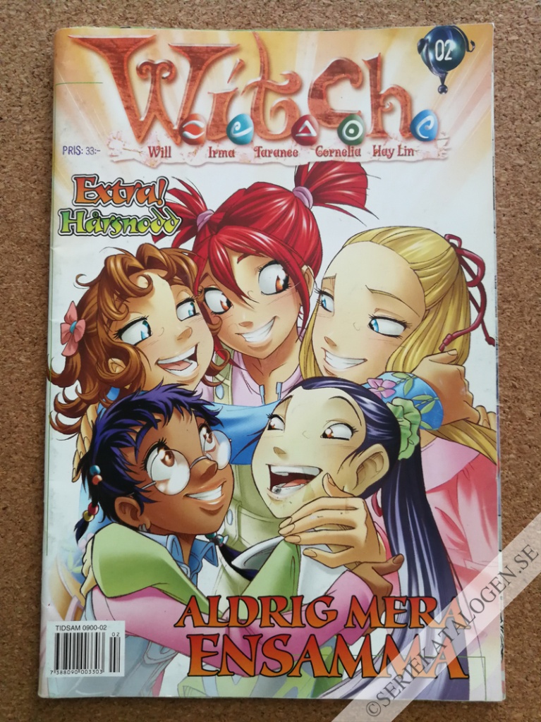 Framsida på W.i.t.c.h. #2 - Aldrig mera ensamma (2005)