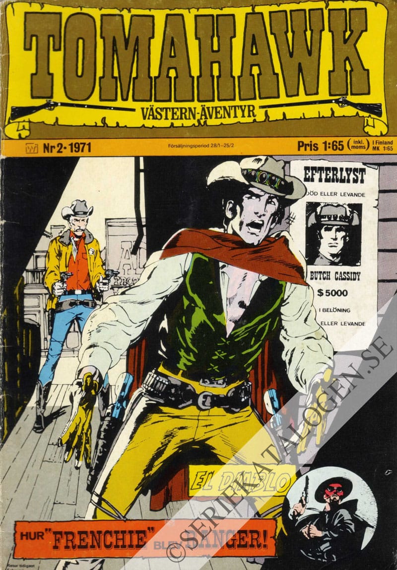 Framsida på Tomahawk #2 (1971)