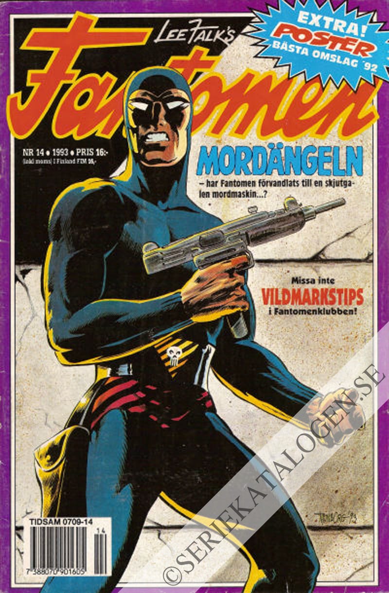 Framsida på Fantomen #14 (1993)