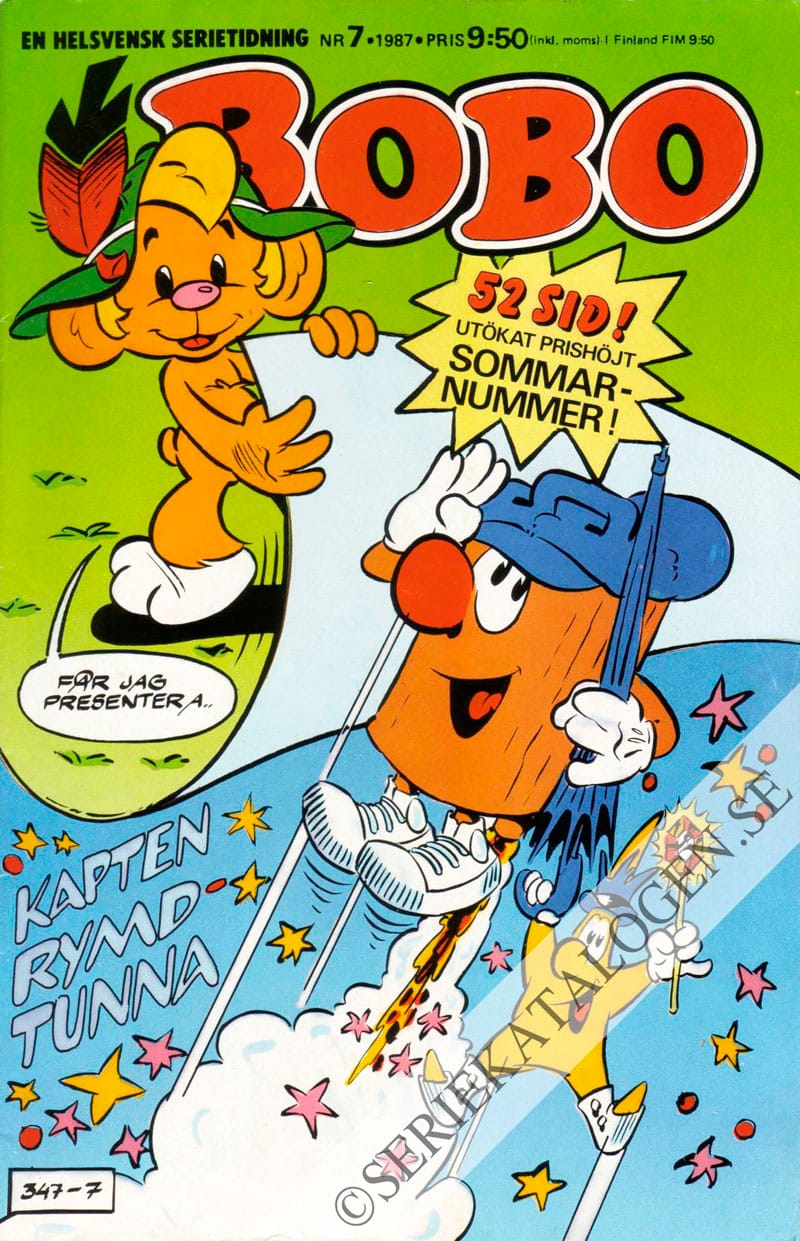 Framsida på Bobo #7 (1987)