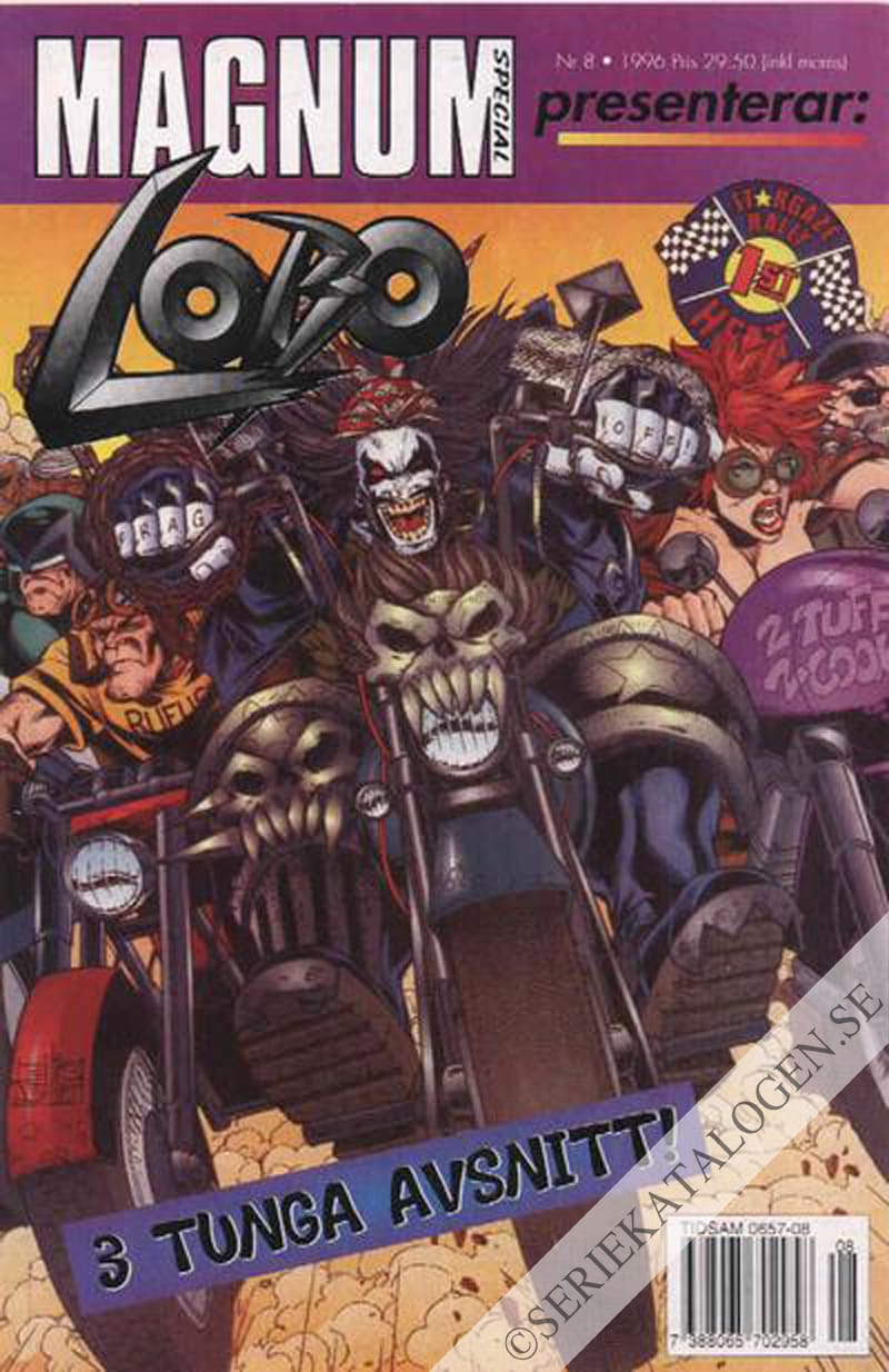 Framsida på Magnum comics #8 (1996)