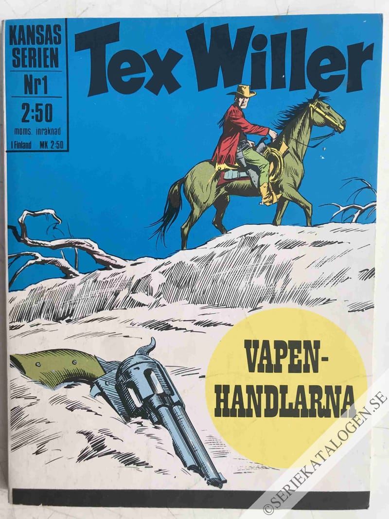 Framsida på Kansasserien Vapenhandlarna (1972)