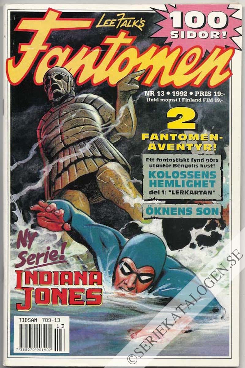 Framsida på Fantomen #13 (1992)