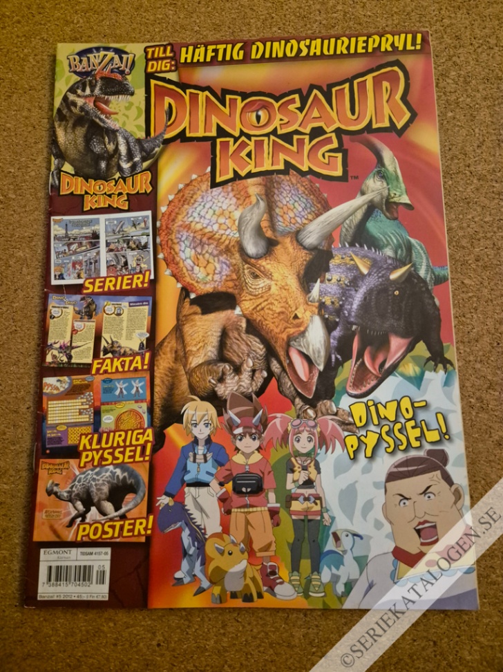 Framsida på Banzai! Dinosaur king (2012)