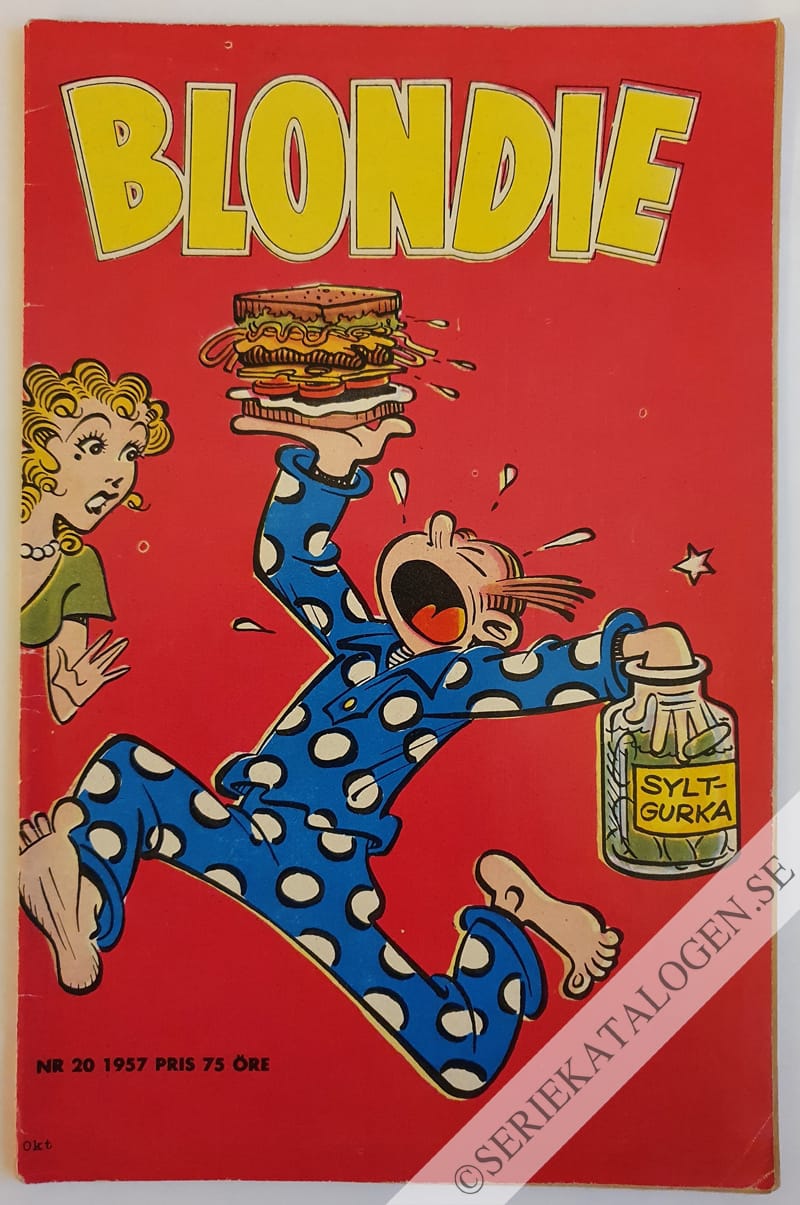 Framsida på Blondie #20 (1957)