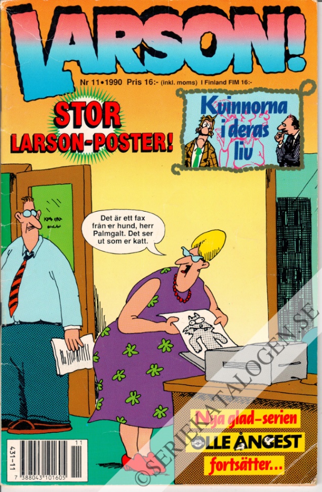 Framsida på Larson! #11 (1990)