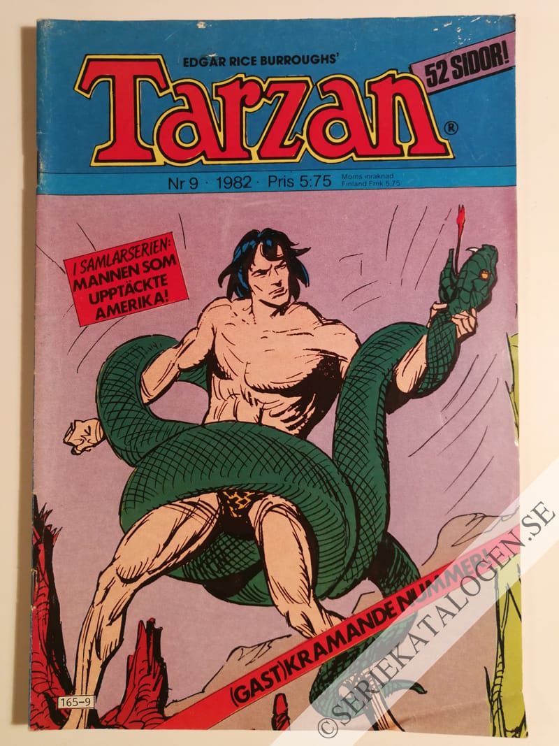 Framsida på Tarzan #9 (1982)