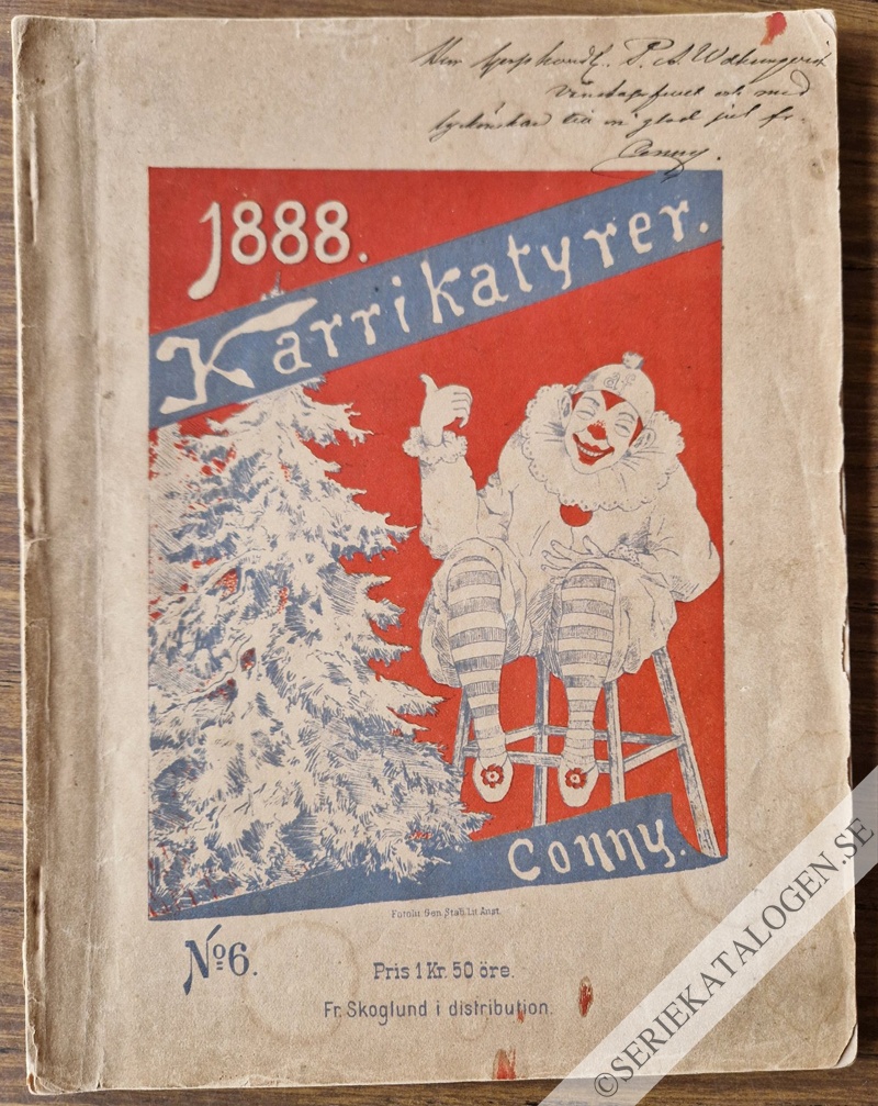 Framsida på Karrikatyrer #6 (1888)