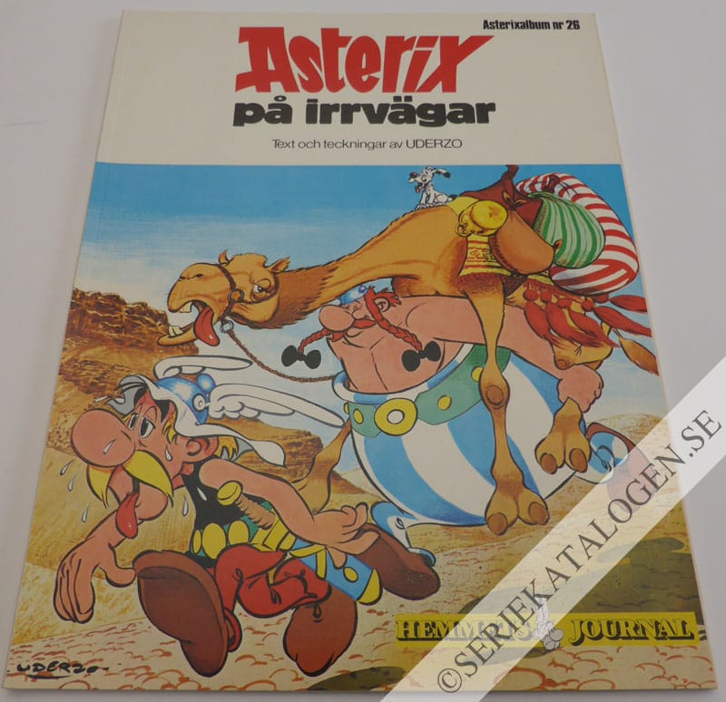 Framsida på Asterix Asterix på irrvägar (1981)