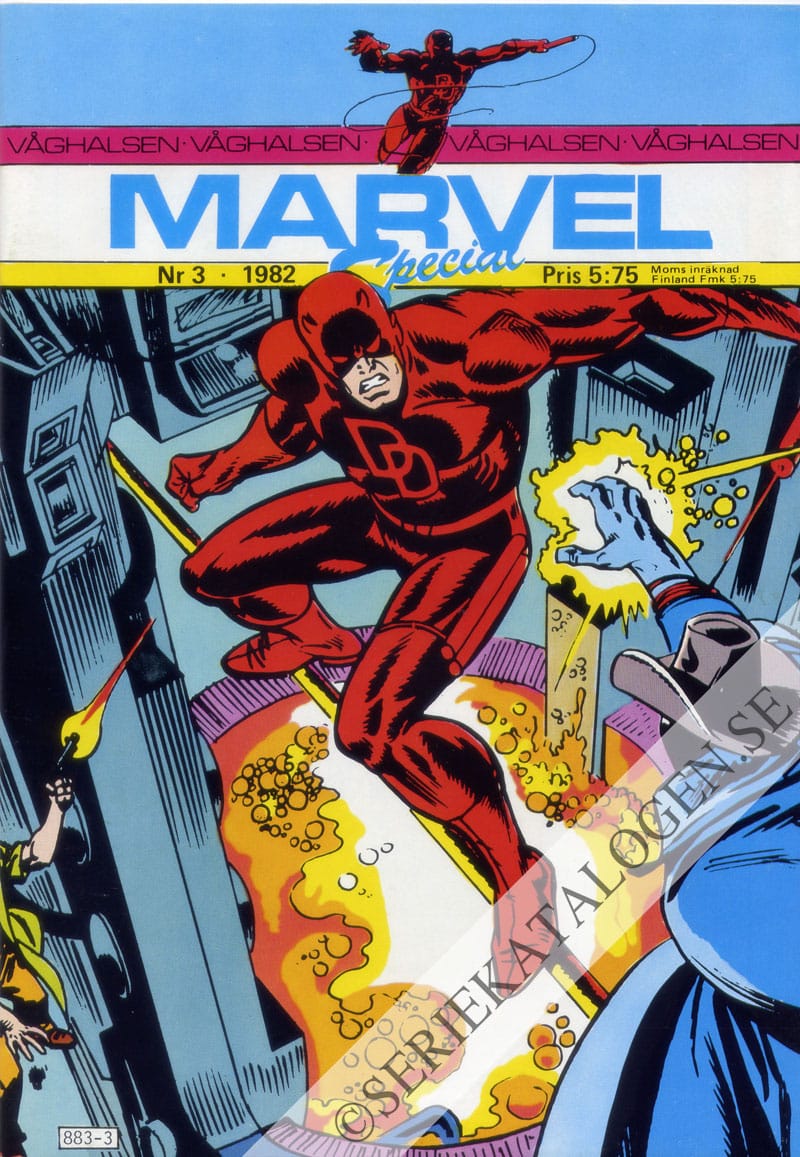 Framsida på Marvel special #3 (1982)