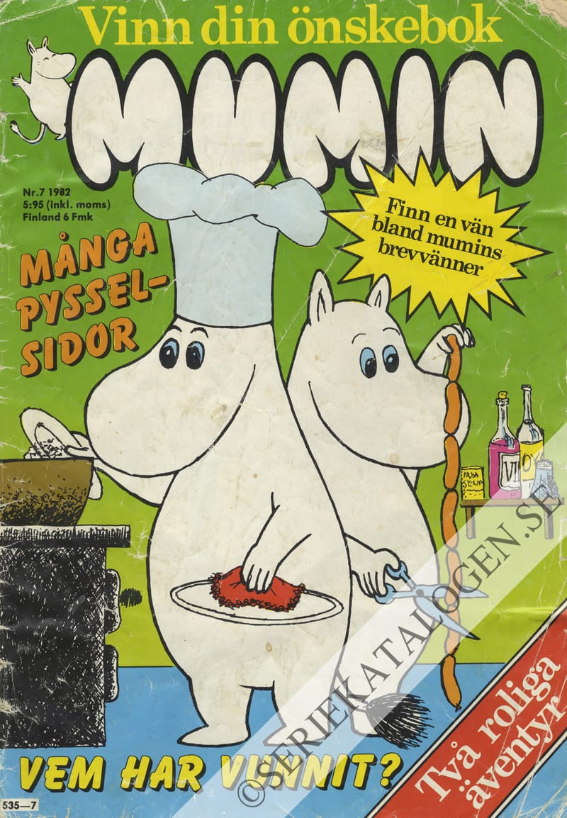 Framsida på Mumin #7 (1982)
