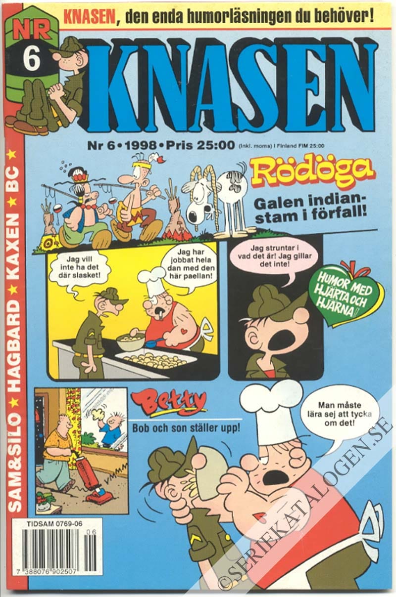 Framsida på Knasen #6 (1998)