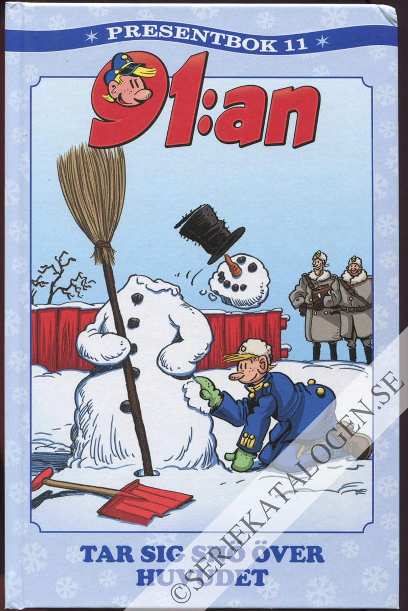 Framsida på 91:an presentbok 91:an tar sig snö över huvudet (2020)