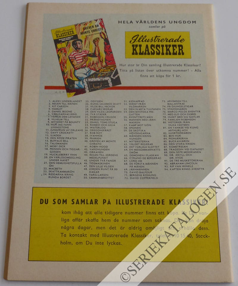 Baksida på Kapten King (1959)