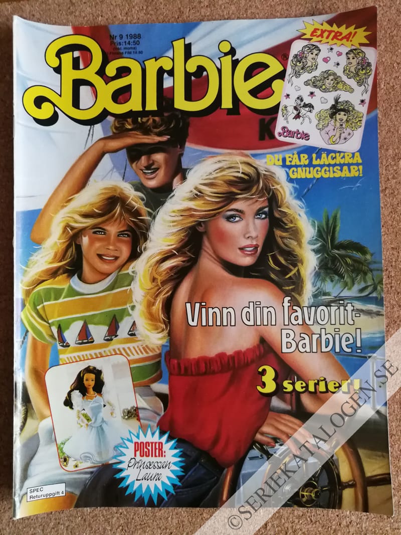 Framsida på Barbie #9 (1988)