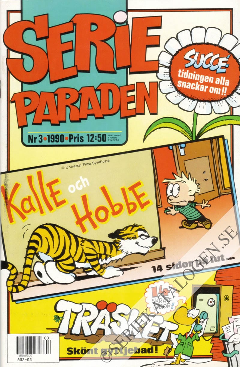 Framsida på Serie-paraden #3 (1990)