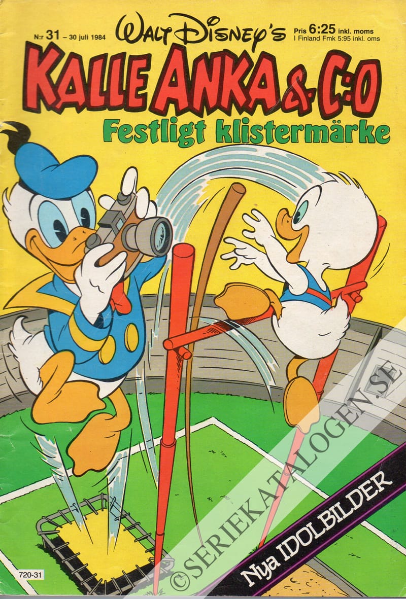 Framsida på Kalle Anka & C:o #31 (1984)