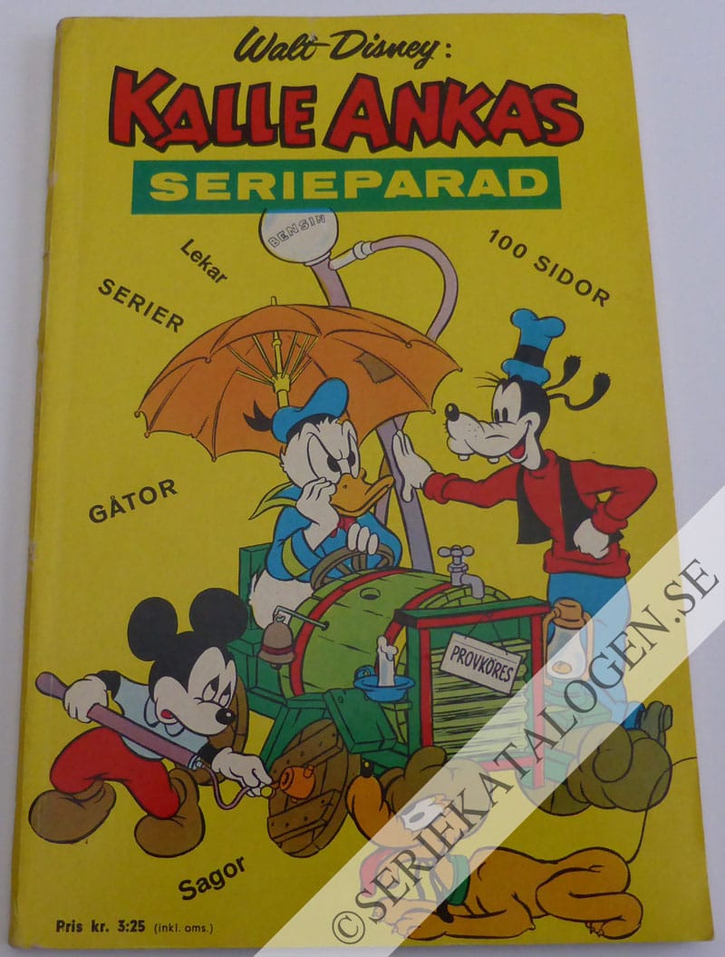 Framsida på Kalle Ankas sommarlov/julkul/jul-kul / Vinterkul med Kalle Anka Kalle Ankas serieparad (1961)