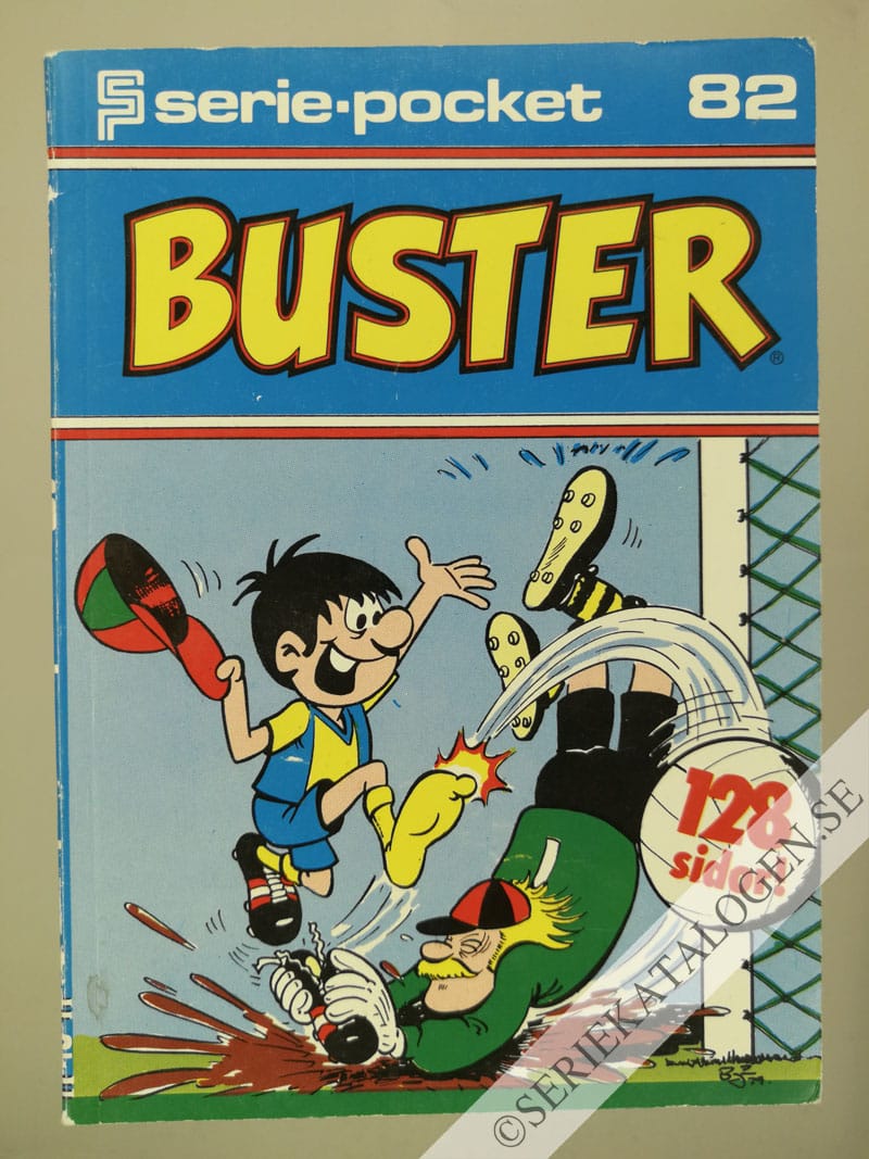 Framsida på Seriepocket #82 - Buster (1979)