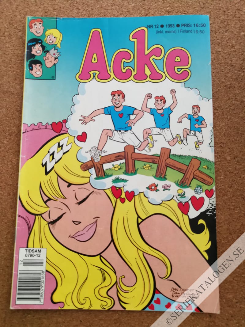 Framsida på Acke #12 (1993)