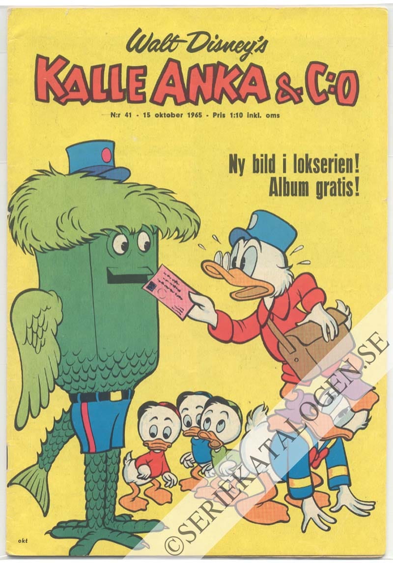 Framsida på Kalle Anka & C:o #41 (1965)
