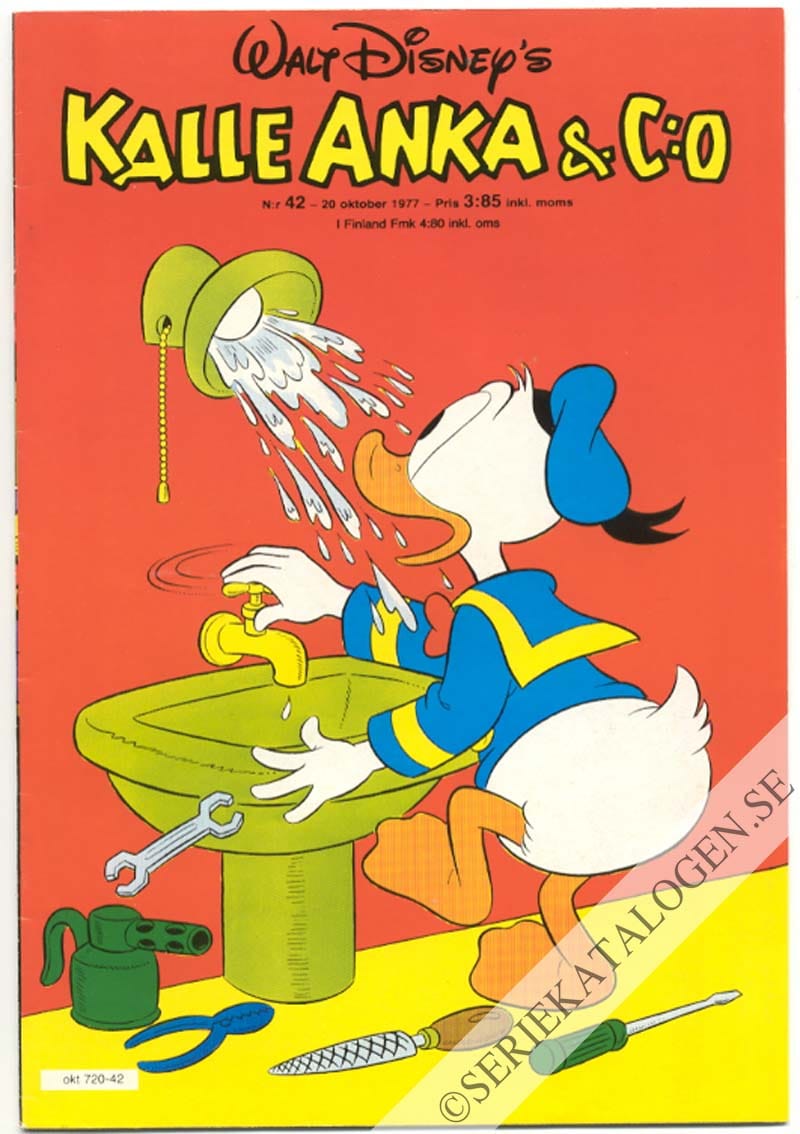 Framsida på Kalle Anka & C:o #42 (1977)