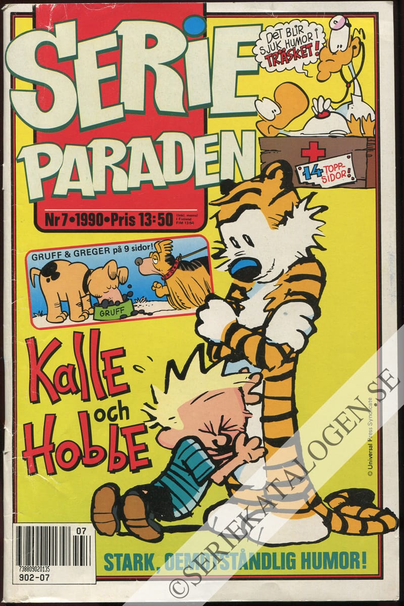 Framsida på Serie-paraden #7 (1990)