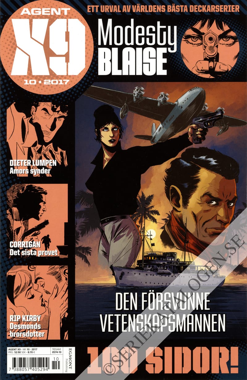 Framsida på Agent X9 #10 (2017)