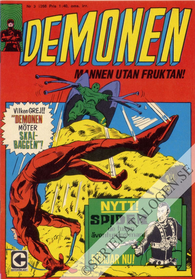 Framsida på Demonen #3 (1968)