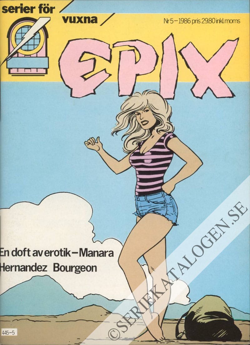 Framsida på Epix #5 (1986)
