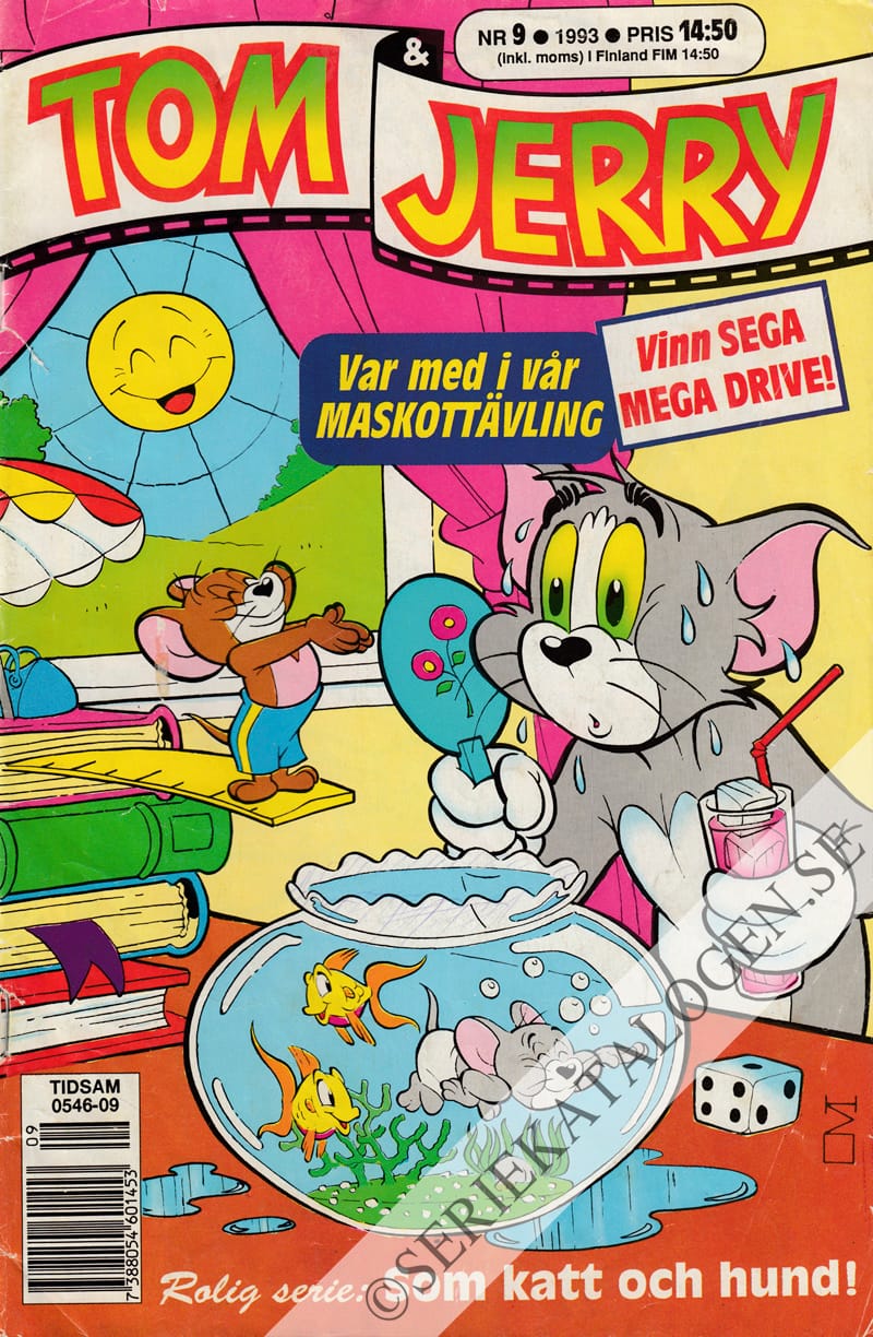 Framsida på Tom & Jerry #9 (1993)