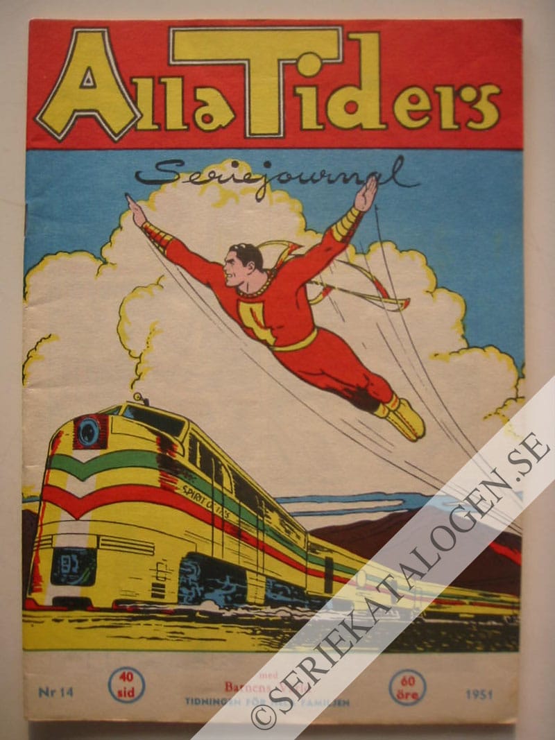 Framsida på Alla tiders seriejournal #14 (1951)