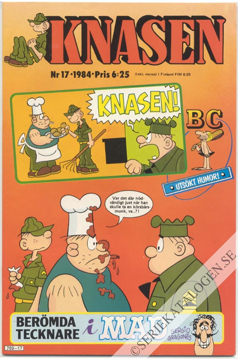 Framsida på Knasen #17 (1984)