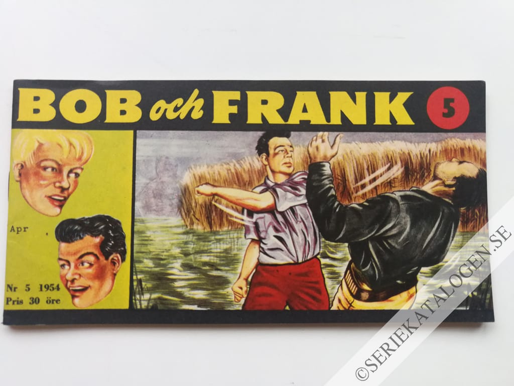 Framsida på Bob och Frank #5 (1954)