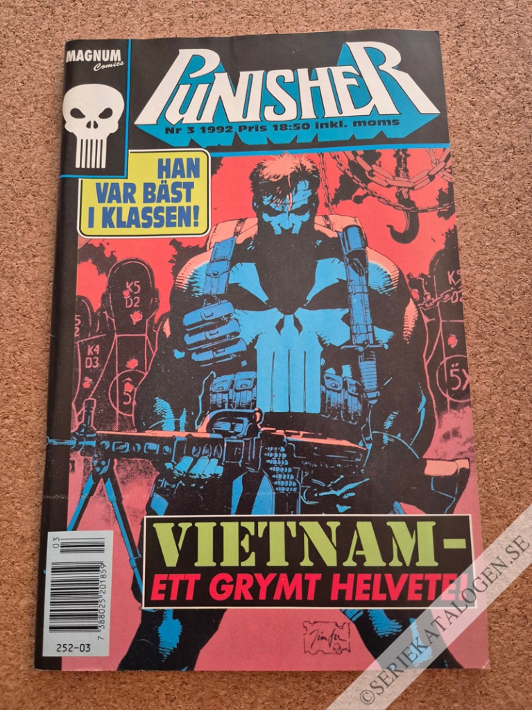 Framsida på Punisher #3 (1992)
