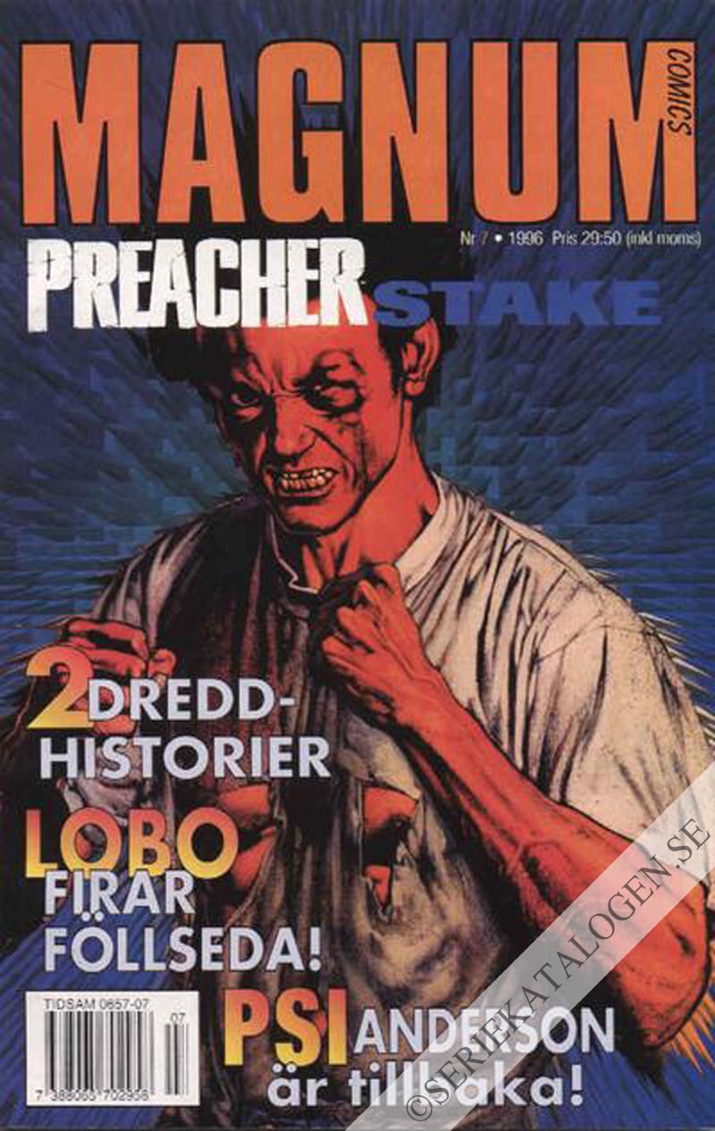 Framsida på Magnum comics #7 (1996)