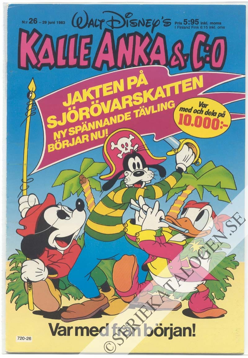 Framsida på Kalle Anka & C:o #26 (1983)