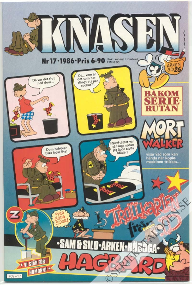 Framsida på Knasen #17 (1986)
