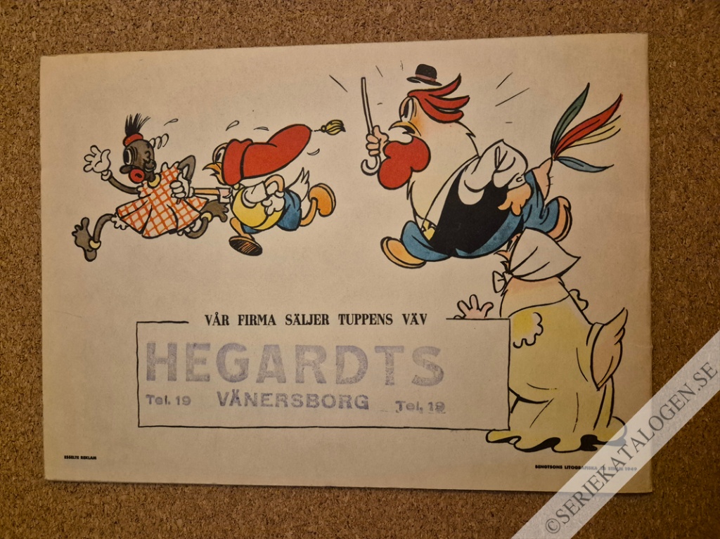 Baksida på Kuckeliku och Hilda i skolan (1949)
