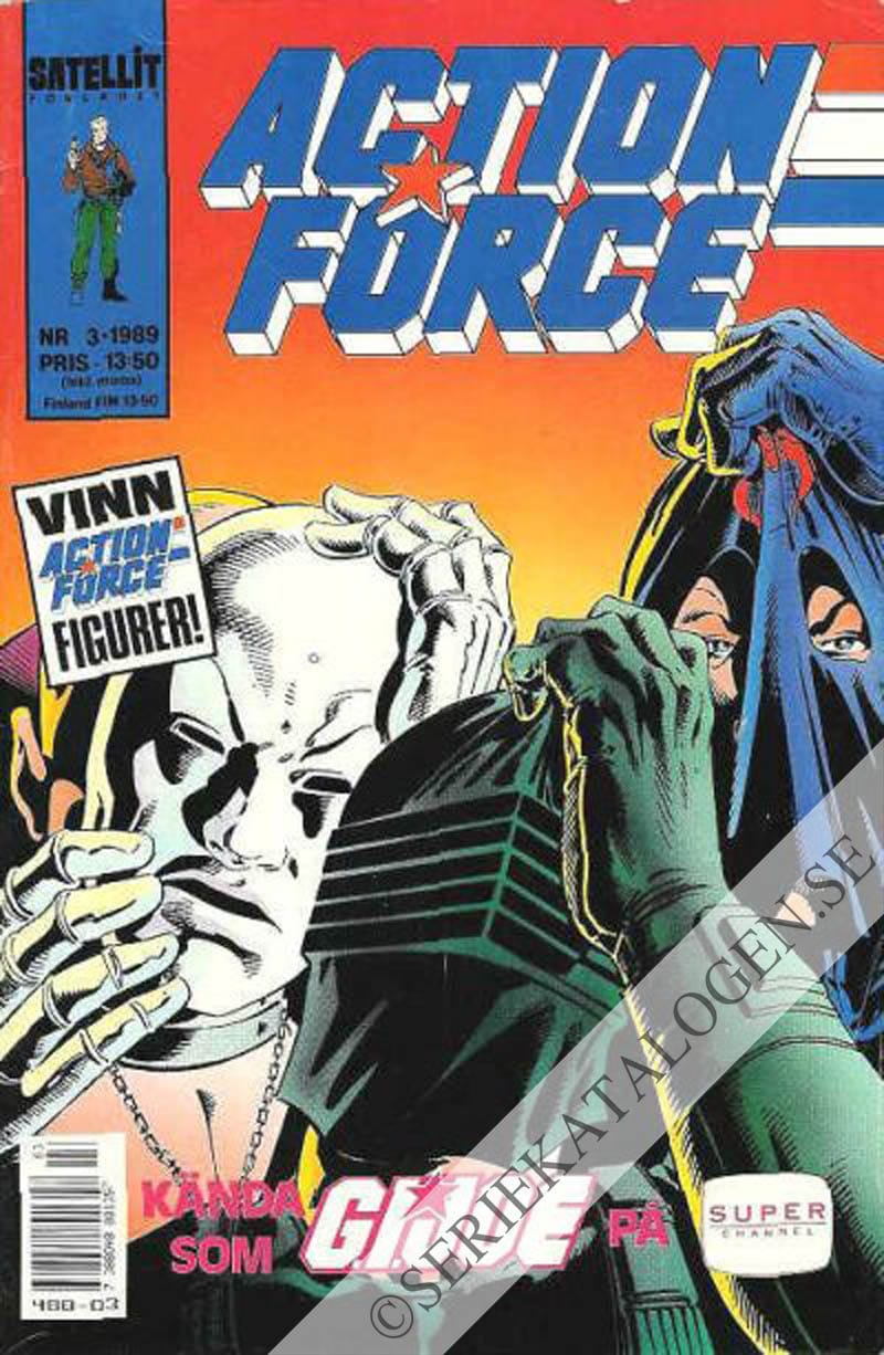 Framsida på Action force #3 (1989)