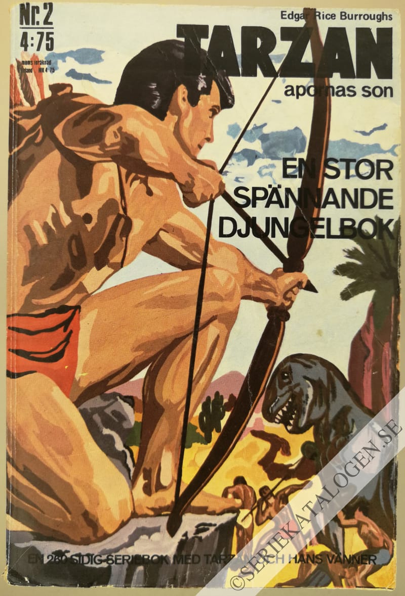Framsida på Tarzan seriepocket #2 (1972)