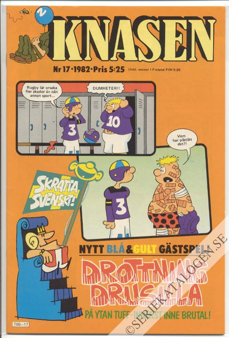 Framsida på Knasen #17 (1982)