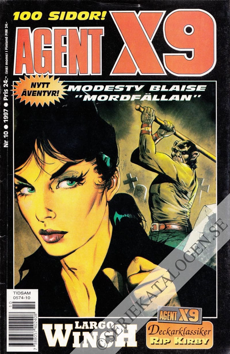 Framsida på Agent X9 #10 (1997)