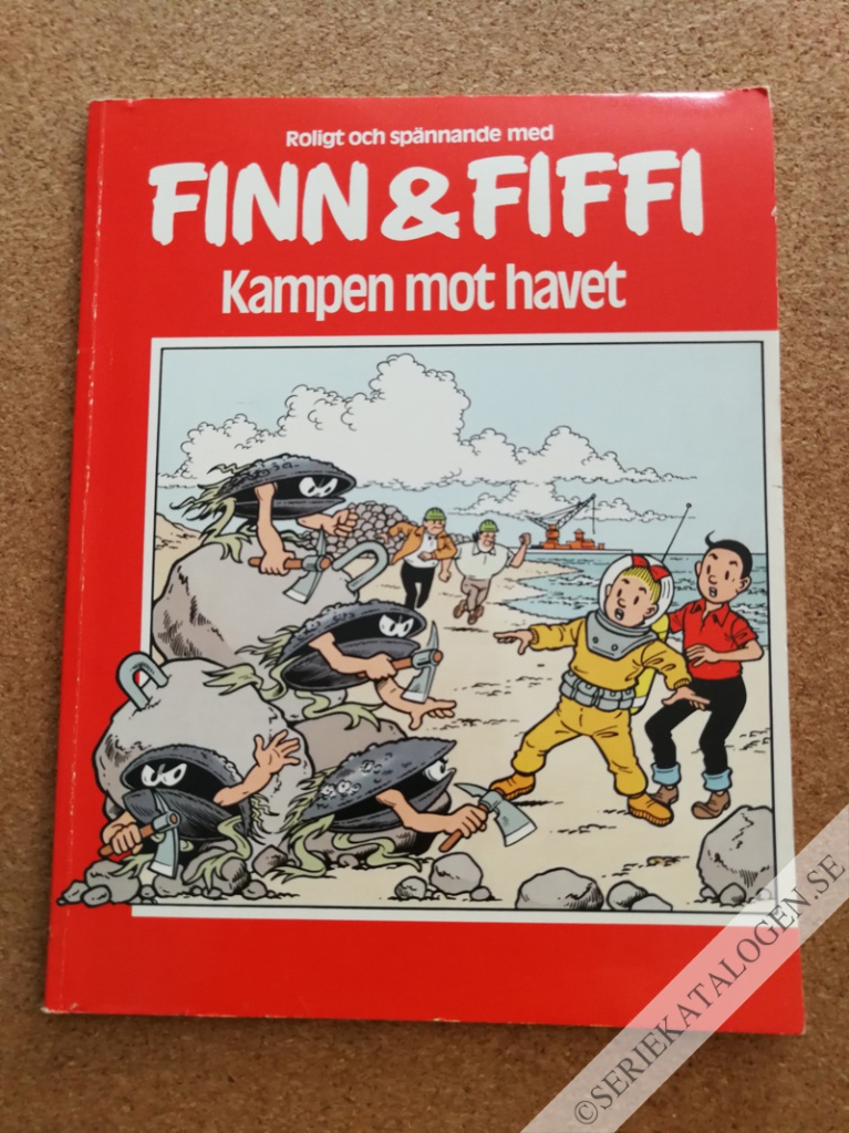 Framsida på Finn & Fiffi Kampen mot havet (1984)