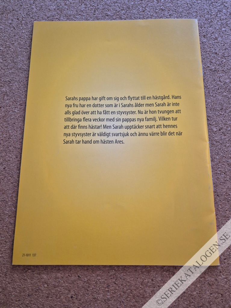 Baksida på Svartsjuka systrar (2010)